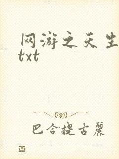 网游之天生废物txt