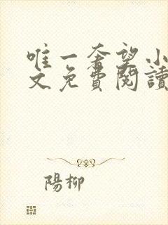 唯一奢望小说全文免费阅读