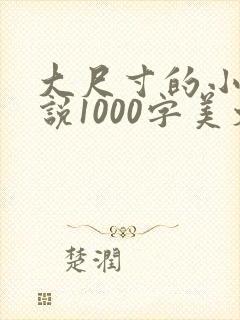 大尺寸的小黄说说1000字美文