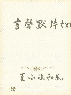 有声默片txt
