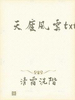 天庐风云txt