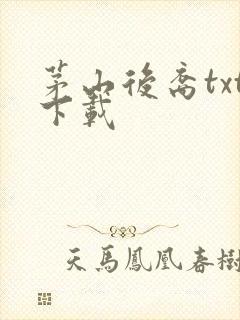 茅山后裔txt下载