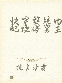 快穿系统肉肉女配攻略男主