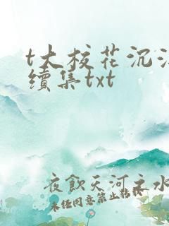 t大校花沉浮录续集txt