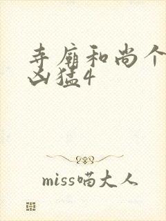 寺庙和尚个个很凶猛4