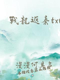 战龙返秦txt