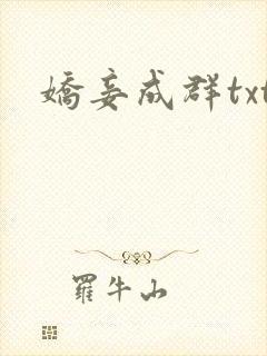 娇妾成群txt
