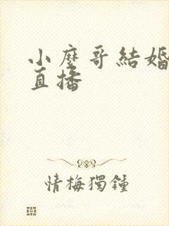 小么哥结婚视频直播