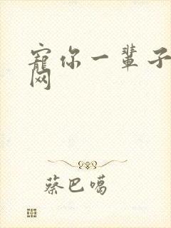 宠你一辈子书包网