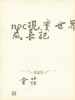 npc现实世界成长记