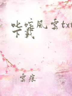 叱咤风云txt下载