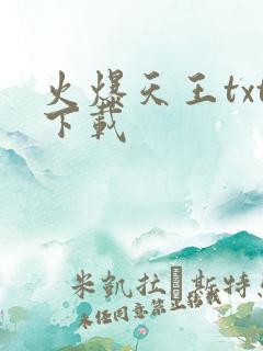 火爆天王txt下载