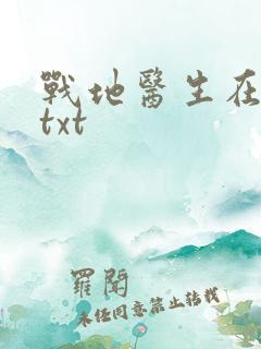 战地医生在都市txt