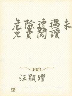 危险遭遇未增删免费阅读