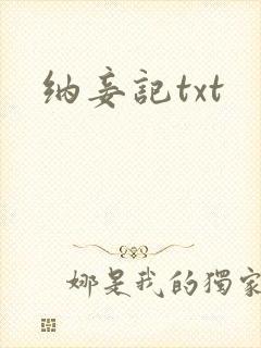 纳妾记txt