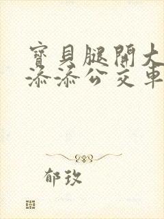 宝贝腿开大点我添添公交车