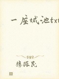 一座城池txt