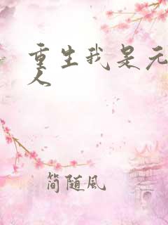 重生我是元帅夫人