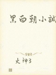 黑白朝小诚