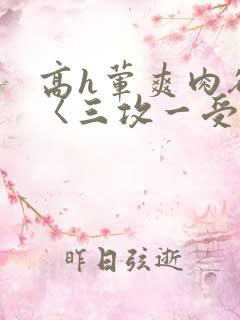 高h荤爽肉欲文〈三攻一受