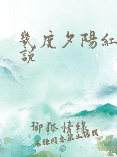 几度夕阳红 小说