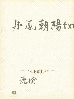 丹凤朝阳txt