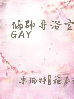 俩帅哥浴室互攻GAY