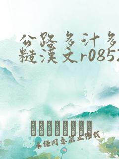 公路多汁多肉的糙汉文r0852
