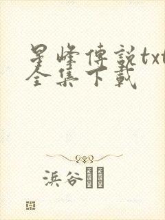 星峰传说txt全集下载