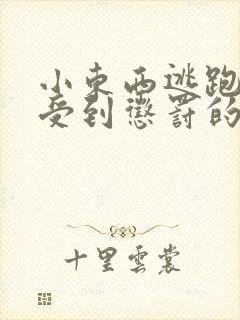 小东西逃跑是要受到惩罚的