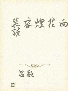 慕容煜花向晚小说