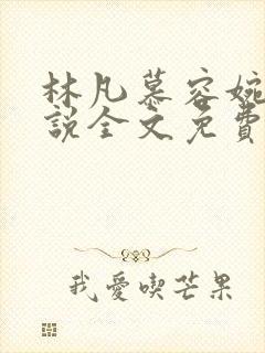 林凡慕容婉儿小说全文免费阅读