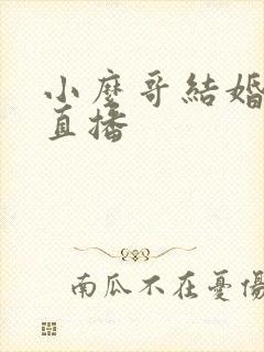 小么哥结婚视频直播