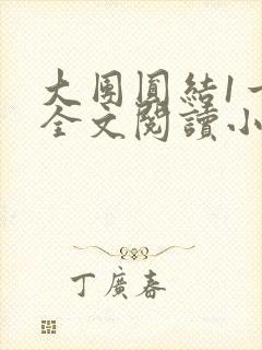 大团圆结1一6全文阅读小说