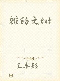 杂的文txt