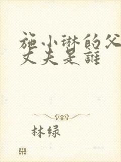 施小琳的父亲和丈夫是谁