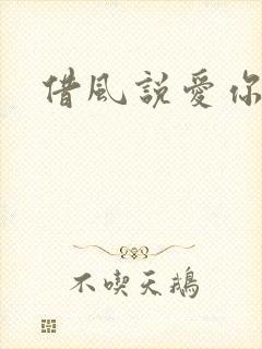 借风说爱你