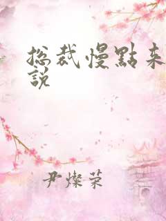 总裁慢点来 小说