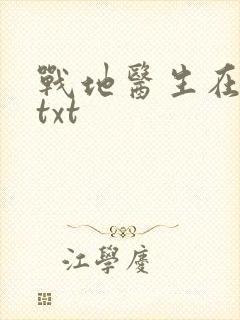 战地医生在都市txt