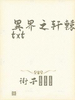 异界之轩辕剑魂txt