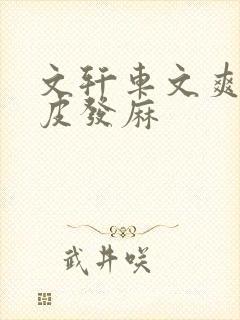 文轩车文爽到头皮发麻