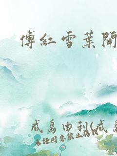傅红雪叶开