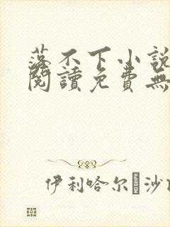 落不下小说全文阅读免费无弹窗