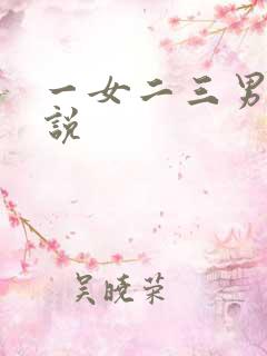 一女二三男事小说