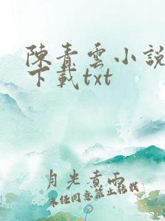 陈青云小说全集下载txt