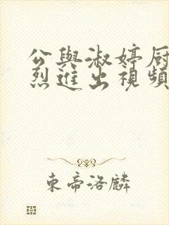 公与淑婷厨房猛烈进出视频