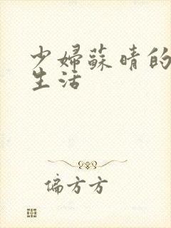 少妇苏晴的性荡生活