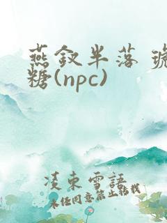 燕钗半落 琥珀糖(npc)