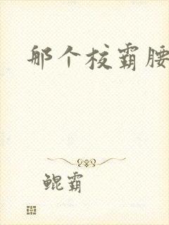 那个校霸腰好软