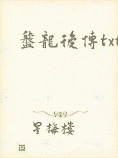 盘龙后传txt